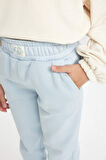 DeFacto Kız Çocuk Standart Fit Beli Paçası Lastikli Basic Düz Jogger Eşofman Altı D3206A824WNBE523