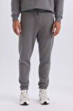 DeFacto Jogger Eşofman Altı Standart Fit Basic Düz Beli Bağcıklı Lastikli Paça Cepli A6468AX24AUGR438