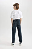 DeFacto Erkek Çocuk Straight Fit Düz Paça Cepli Jean Pantolon C7236A824WNNM36