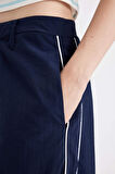 DeFacto Coool Wide Leg Geniş Bol Paça Normal Bel Pantolon Cepli Şerit Detaylı D4404AX24AUNV241