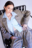 DeFacto Oversize Fit Ceket Yaka Tafta Blazer Ceket D4427AX24AUBG302