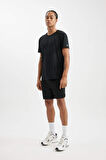 DeFactoFit Standart Fit Normal Kesim Sporcu Kısa Paça Şort C9176AX24AUBK81