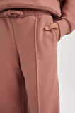 DeFacto Kız Çocuk Wide Leg Geniş Bol Paça Beli Lastikli Eşofman Altı D3974A824WNBR165