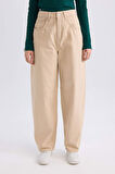 DeFacto Coool Gabardin Pantolon Baggy Fit Normal Bel Cepli Basic Düz D3761AX24AUER42