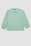 DeFacto Regular Fit Bisiklet Yaka Uzun Kollu Bluz C3821AX24SMGN1105