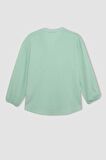 DeFacto Regular Fit Bisiklet Yaka Uzun Kollu Bluz C3821AX24SMGN1105
