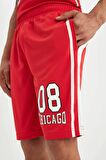 DeFactoFit Standart Fit Sporcu Kısa Paça Ağır Kumaş Şort C2422AX24SMRD303