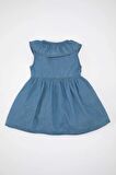 DeFacto Kız Bebek Kolsuz Jean Elbise C5969A524SMBE394
