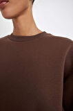 DeFacto Boxy Fit Bisiklet Yaka Kalın Basic Sweatshirt B8568AX24WNBN258