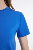 DeFacto Coool Fitted Bisiklet Yaka Basic Düz Kısa Kollu Tişört Z8790AZ24AUBE439