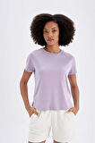 DeFactoFit Crop Bisiklet Yaka Sporcu Modal Kısa Kollu Tişört D1280AX24HSPR500