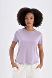 DeFactoFit Crop Bisiklet Yaka Sporcu Modal Kısa Kollu Tişört D1280AX24HSPR500