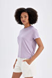 DeFactoFit Crop Bisiklet Yaka Sporcu Modal Kısa Kollu Tişört D1280AX24HSPR500