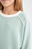 DeFacto Kız Çocuk Sweatshirt Eşofman Altı 2'li Takım D4052A824WNGN1109