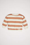 DeFacto Kız Bebek Disney Mickey & Minnie Bisiklet Yaka Çizgili Sweatshirt D3833A524AUBG321