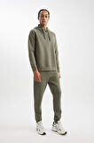 DeFactoFit Sporcu Jogger Eşofman Altı Slim Fit Dar Kesim Skuba Dalgıç Kumaş Standart Paça C0485AX24AUKH398