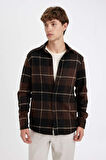 DeFacto Regular Fit Kareli Oduncu Flanel Uzun Kollu Gömlek S9275AZ24AUBN337