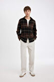DeFacto Regular Fit Kareli Oduncu Flanel Uzun Kollu Gömlek S9275AZ24AUBN337