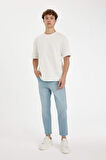DeFacto Slim Cropped Fit Dar Kalıp Normal Bel Dar Paça Jean Pantolon D5837AX24AUNM39