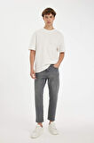 DeFacto Slim Cropped Fit Dar Kalıp Normal Bel Dar Paça Jean Pantolon D5866AX24AUNM55
