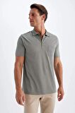 DeFacto Regular Fit Polo Yaka Basic Düz Kısa Kollu Pike Tişört X7133AZ24SMKH432