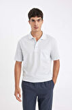 DeFacto Regular Fit Basic Düz Kısa Kollu Pike Polo Tişört X7133AZ24SMBE817