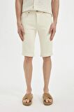 DeFacto Slim Fit Jean Bermuda Şort B0380AX24SMBG714