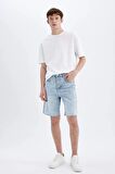 DeFacto Loose Fit Jean Bermuda Şort C2699AX24SMNM39
