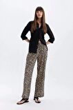 Wide Leg Cepli Yüksek Bel Geniş Paça Uzun Boy Vual Pantolon