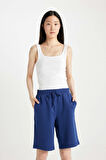 DeFacto Regular Fit Basic Bermuda Şort N7439AZNSNV42