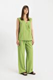 DeFacto Wide Leg Geniş Bol Paça Penli Basic Düz Klasik Pantolon C5931AX24SMGN1048
