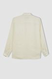 DeFacto Relax Fit Polo Yaka Poplin Modal Basic Düz Uzun Kollu Gömlek C4131AX24SMER102