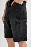 DeFacto Kargo Fit Jean Bermuda Şort C1513AX24SMNM40