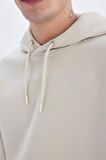 DeFacto Regular Fit Kapüşonlu Kanguru Cepli İçi Yumuşak Tüylü Basic Düz Sweatshirt X8283AZ24AUBG766
