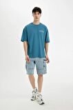 DeFacto Kargo Fit Jean Bermuda Şort C2047AX24SMNM39