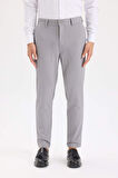 DeFacto Tailored Fit Normal Kesim Düz Paça Her Yöne Esneyen Yazlık Kumaş Pantolon C7508AX25SPGR370