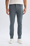 Slim Fit Dar Kesim Dar Paça Chino Kanvas Pantolon