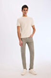 Yazlık Chino Kanvas Pantolon Slim Fit Dar Kesim Cepli Dar Paça