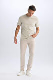 Slim Fit Dar Kesim Dar Paça Chino Kanvas Pantolon