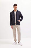 DeFacto Jogger Slim Fit Dar Kesim Beli Bağcıklı Gabardin Pantolon D8607AX25SPBG123