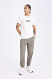 DeFactoFit Slim Fit Dokuma Sporcu Jogger Eşofman Altı Dar Kesim Çift Cepli