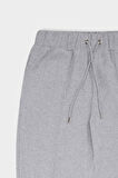 DeFacto Regular Fit Pantolon Beli Lastikli Basic Düz Bağcıklı Cepli Paça Katlamalı Uzun Boy D9010AX24WNGR210