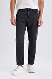 DeFacto 90's Slim Fit Dar Kalıp Yüksel Bel Dar Paça Yıkamalı Jean Pantolon D8587AX25SPNM40