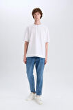 DeFacto 90's Slim Fit Dar Kalıp Yüksel Bel Dar Paça Jean Pantolon D8602AX25SPNM28