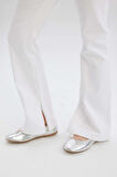 DeFacto Kız Çocuk 23 Nisan Çocuk Bayramı Flare Fit İspanyol Paça Pamuklu Jean Pantolon D7099A825SMWT34