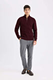 DeFacto Tailored Regular Fit Normal Kesim Kumaş Pantolon Basic Düz Cepli D9084AX24WNAR167