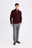 DeFacto Tailored Regular Fit Normal Kesim Kumaş Pantolon Basic Düz Cepli D9084AX24WNAR167
