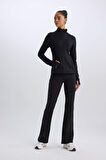 DeFactoFit Flare Fit İspanyol Paça Standart Boy Sporcu Pantolon D7197AX25SPBK81