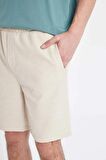DeFacto Regular Fit Selanik Kumaş Cepli Bermuda Şort D4546AX24SMER37