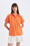 DeFacto Oversize Fit Kısa Kollu Gömlek D3068AX24SMOG191